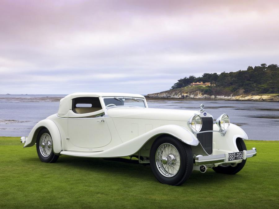 Delage D8S Cabriolet par deVillars 1933 года  (фото 21 из 28)